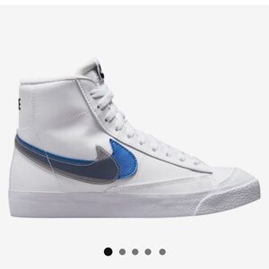 Nike Kids White High-Top Sneakers